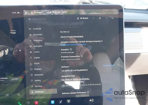 2021 Tesla Model Y Long Range Dual Motor All-Wheel Drive from USA, damaged, VIN 5YJYGAEE7MF283805